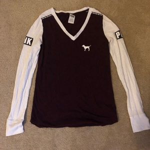 Pink long sleeve shirt